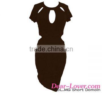 Black Slit Thigh Cheap Fashion Bandage Bandage Dress 2016 Bodycon