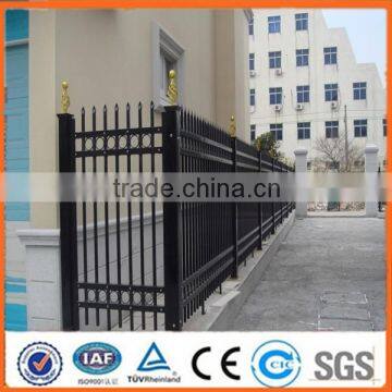 Hight Quality wrought iron bar fence designs(pro manufacturer)