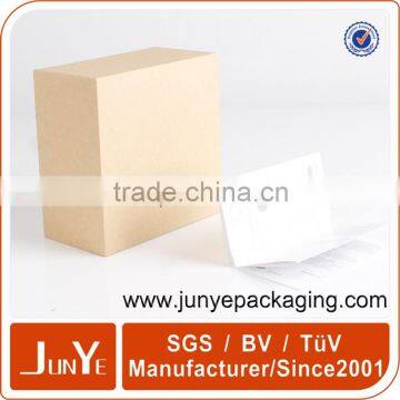 brown paper cosmetic packaging custom shipping boxes