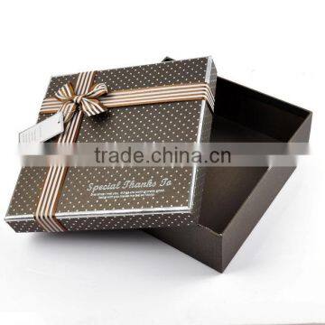 customized paper box packaging/gift cardboard box with ribbon/small paper gift boxes