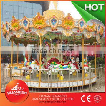 kids attraction! luxury fairground musical carousel for sale