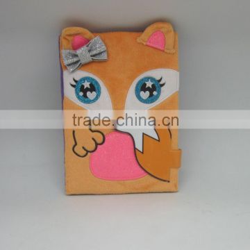 Lovely Fox customized short plush journal