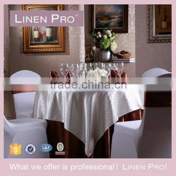 LinenPro Cocktail Table Cloth With Fringe, Beer Pong Table Cloth photo-3
