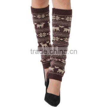 winter fashion collection! women leg warmer-Christmas deer