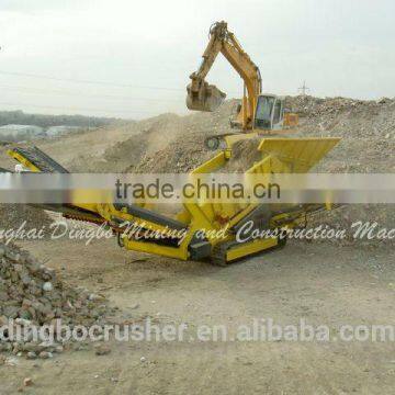 portable impact crushing plant, aggregate crushing plant