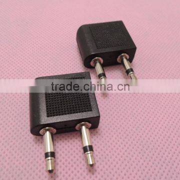 black Audio System mono 3.5 male to 3.5 female connector