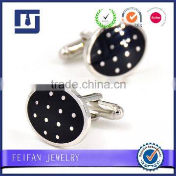 Wholesale mens china high-grade black cufflinks