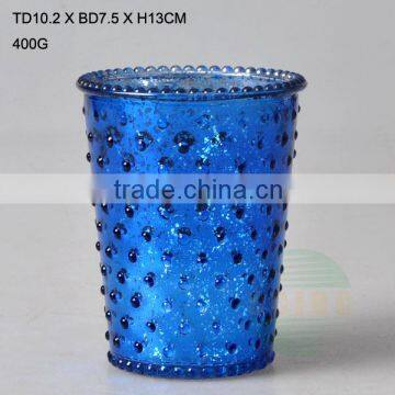 colored home garden glass flowerpot