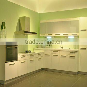 PVC Membrane high gloss kitchen cabinet / MDF kitchen/plywood kitchen cabinet/chipboard kitchen cabinet /kitchen cabinet