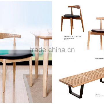 DC-2568 hot sale cheap wood legs outdoor leisure plastic chair