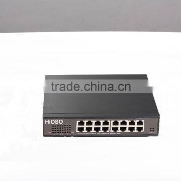 HiOSO FOWAY2318PFS 18 ports 100M/1000M PoE Ethernet Switch PoE