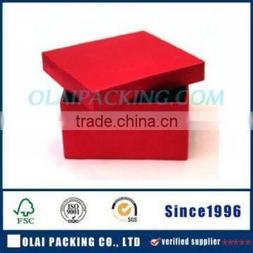 20154 luxury large capacity PU leather box for hamper red