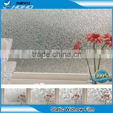 PET/PVC Free Shipping Adhesive Static Glass Film 0.9*20/25M