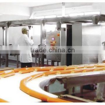 swiss roll cake making machine, full automatic swiss roll production line,food machine,swiss roll cake