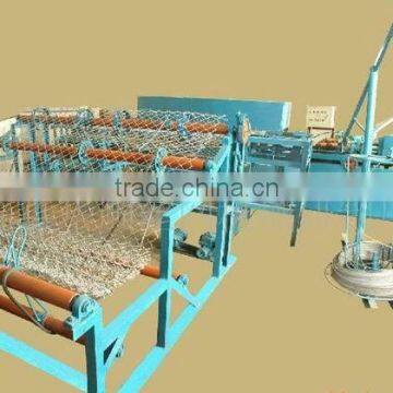 Stainless steel chain link fence machine