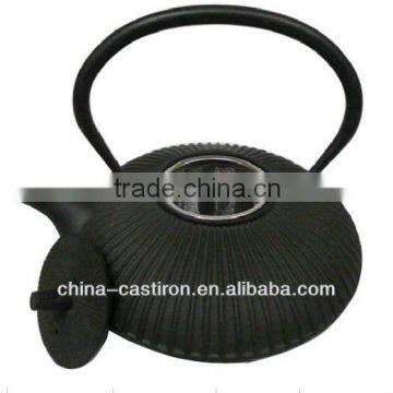 Cast Iron Tea Pot With Stainless Steel Strainer