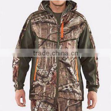 Custom Men Softshell Camo Hunting Jacket