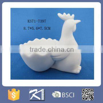 2016 Kinsheng Hotsale Porcelain Chicken-shaped Egg Cup Holder photo-2