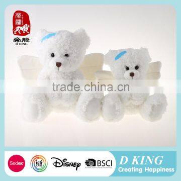 Global Famous Brand Cheap Prices White Plush Teddy Bear photo-2