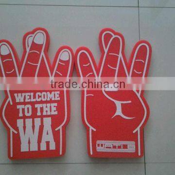 cheap promotional EVA hand/foam finger/custom eva foam hand