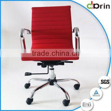 Fashion appearance pu swivel chair stainless steel office chair