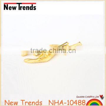 Wholesale Women Hair Accessories Jewelry Gold Plated Deer Antlers Hair Clips photo-3