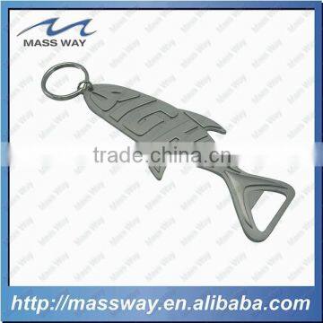 promotional old color custom 3D metal fish bottle openers