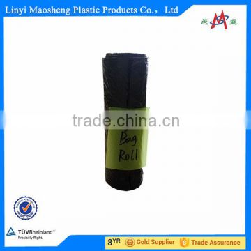 Shandong black HDPE plastic garbage bag on roll manufacturer plastic trash bag ldpe garbage bags                        
                                                Quality Choice