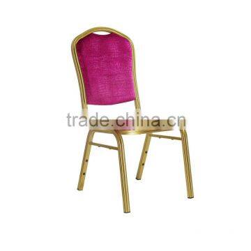 popular stackable Aluminum gold banquet chair