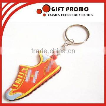 Advertising 3d Soft PVC Keychain Shoe Keychain