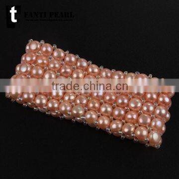 freshwater pearl bracelet cheap pearl fashion hottime bracelet 5 line bracelet