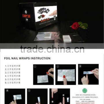 nail polish remove foil for nail UV gel remover China manufacture