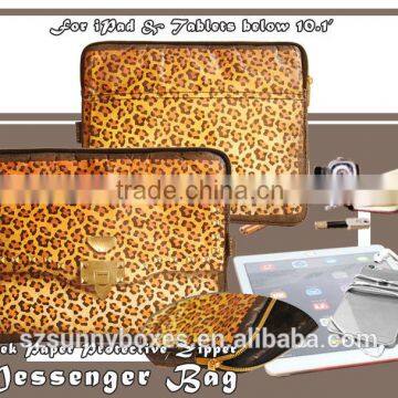 Leopard Fashion Portable Slim Zipper Handbag