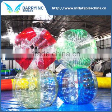 Inflatable ball suit buddy bumper ball for adult, inflatable bubble soccer