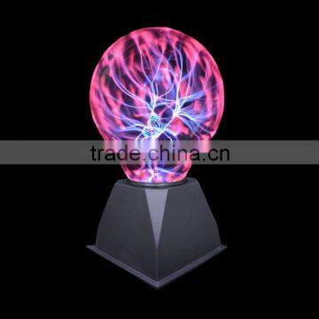 Magic charming luminaire desktop family decoration Bulb plasma light with butterfly