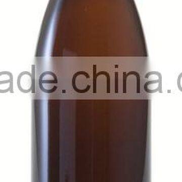 1 Liter Amber Empty Glass Champagne Bottle