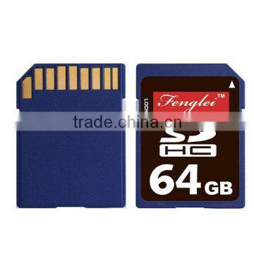 64GB real capacity digital camera memory card