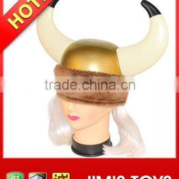 Party Constume Accessories Helmet with Fur and Hair Party Viking Hats