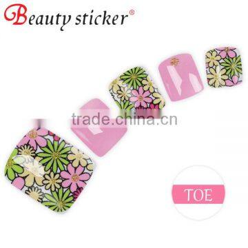 Daisy Metallic 3D Glitter effect Toe Sticker