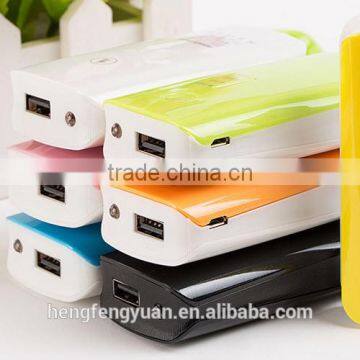 Hot Sale Fish Style Power Bank 5600mah With Torch Night and LED Light Indicator