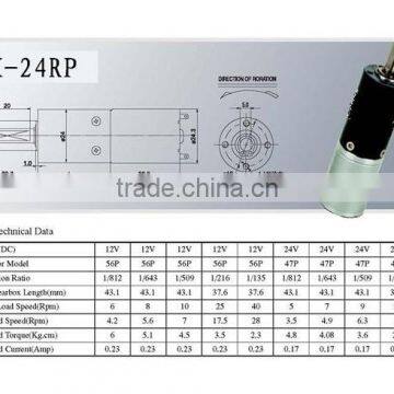 12V Long Gear Box DC Planetary Brush Geared Motor for BBQ Grill Oven With High Quality photo-6