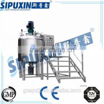 SPX New condition chemical blending mixer tank/hotel liquid shampoo mixing machine/liquid soap making machine