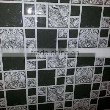 Swimming pool wall glass, laminated glass with ceramic digital print design