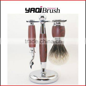 badger hair luxury shaving brush set