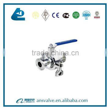 Sanitary Clamp-on No Stranded Ball Valve photo-3