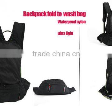 2 Ways Backpack Waist Bag Shoulder Bag Multifuction OEM Logo