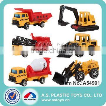 1 72 Scale Mini Metal Machines BulldozerWheel Loader & Excavator Car Trucks Diecast Models