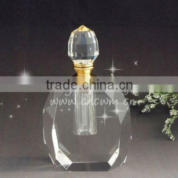 k9 crystal perfume bottle,clear perfume bottle for home decoration or gifts to women