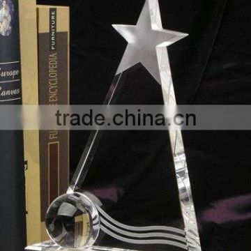 Star Performance Award Glass For Achievements Person