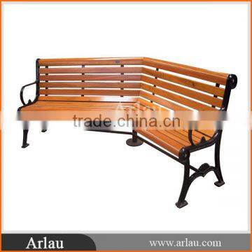 Arlau wrought iron garden bench